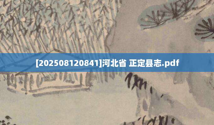 [202508120841]河北省 正定县志.pdf