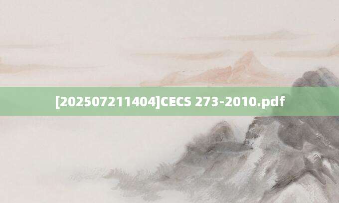 [202507211404]CECS 273-2010.pdf