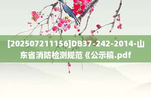[202507211156]DB37-242-2014-山东省消防检测规范《公示稿.pdf