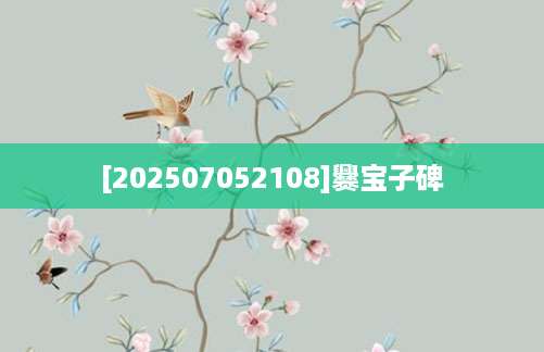 [202507052108]爨宝子碑