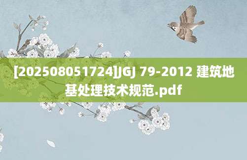 [202508051724]JGJ 79-2012 建筑地基处理技术规范.pdf