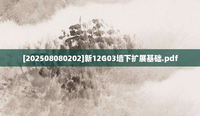 [202508080202]新12G03墙下扩展基础.pdf