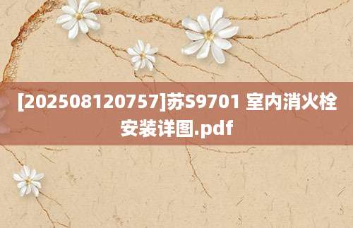 [202508120757]苏S9701 室内消火栓安装详图.pdf