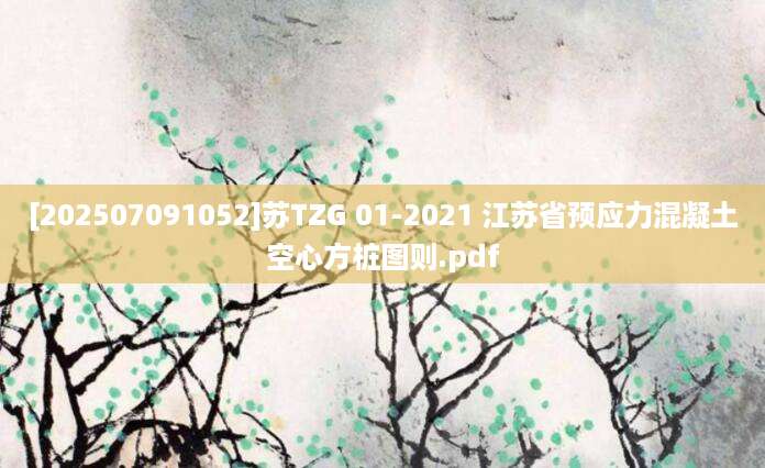 [202507091052]苏TZG 01-2021 江苏省预应力混凝土空心方桩图则.pdf