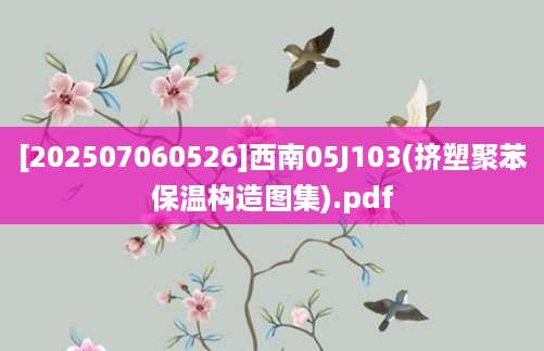 [202507060526]西南05J103(挤塑聚苯保温构造图集).pdf