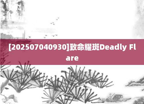 [202507040930]致命耀斑Deadly Flare