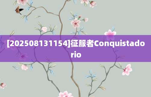 [202508131154]征服者Conquistadorio