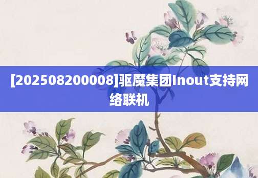 [202508200008]驱魔集团Inout支持网络联机