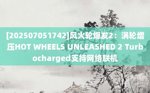 [202507051742]风火轮爆发2：涡轮增压HOT WHEELS UNLEASHED 2 Turbocharged支持网络联机