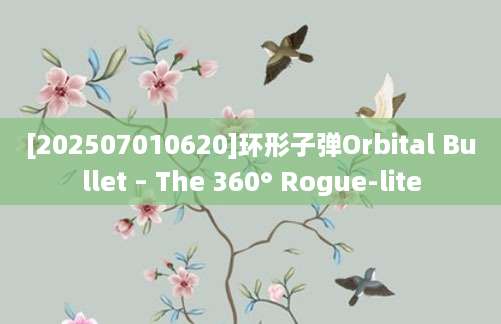 [202507010620]环形子弹Orbital Bullet – The 360° Rogue-lite