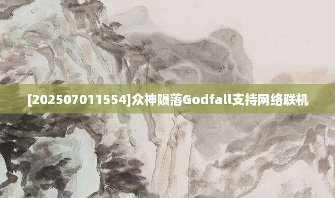 [202507011554]众神陨落Godfall支持网络联机