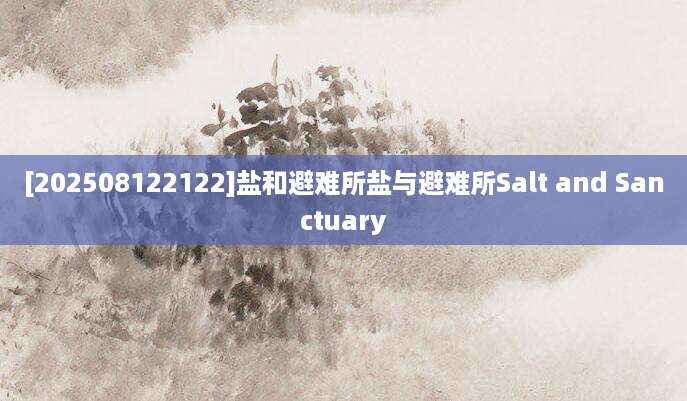 [202508122122]盐和避难所盐与避难所Salt and Sanctuary