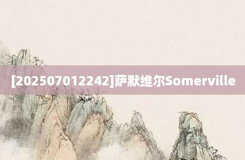 [202507012242]萨默维尔Somerville