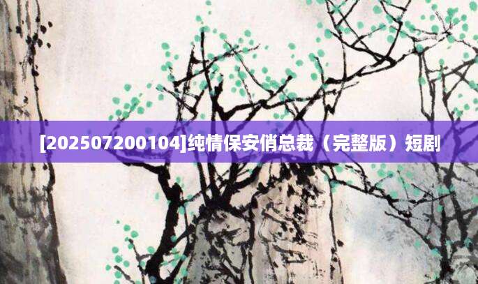 [202507200104]纯情保安俏总裁（完整版）短剧