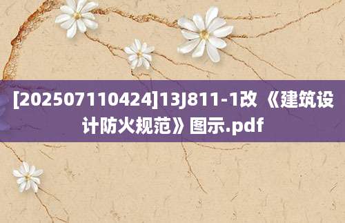 [202507110424]13J811-1改 《建筑设计防火规范》图示.pdf