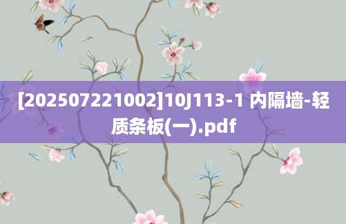 [202507221002]10J113-1 内隔墙-轻质条板(一).pdf