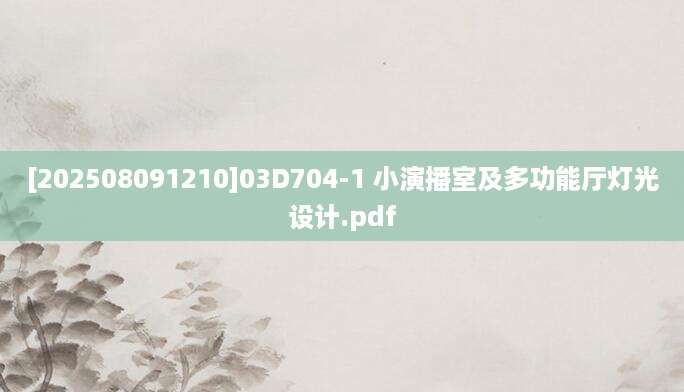 [202508091210]03D704-1 小演播室及多功能厅灯光设计.pdf