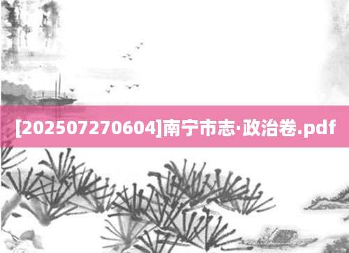 [202507270604]南宁市志·政治卷.pdf