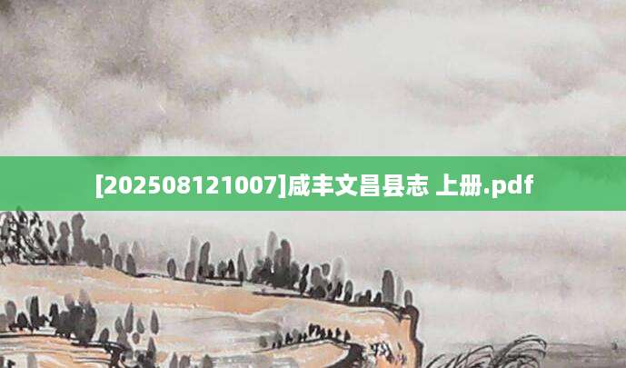 [202508121007]咸丰文昌县志 上册.pdf