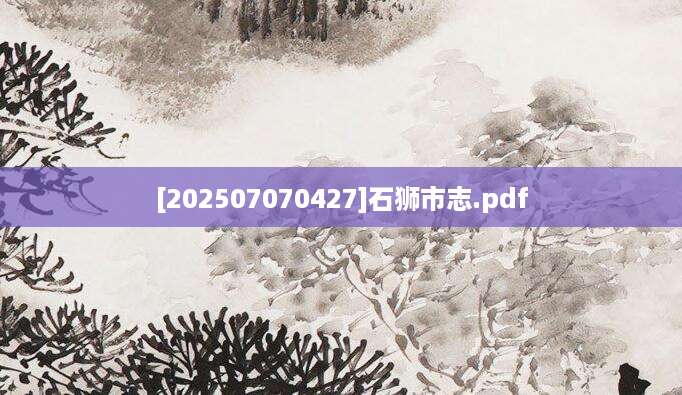[202507070427]石狮市志.pdf